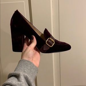 Sam Edelman velvet heels.